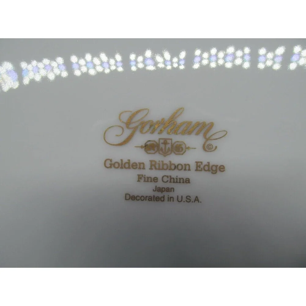 Gorham Golden Ribbon Edge 10 3/4